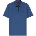 Hugo Boss HUGOtil mænd. 50511721 Dalomino blå poloshirt (L), Casual, Bomuld, Korte ærmer