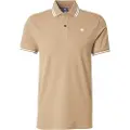 G-Star G-Startil mænd. D17127-5864-B444 Polo Dunda Slim Stripe brun (XS), Casual, Korte ærmer, Økologisk bomuld, Bæredygtig