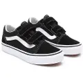 Vans Vansunisex til børn. VN000VHE6BT1 Old Skool V Sneakers sort (34.5), Stof, Fast, Velcro, Casual, børnetøj