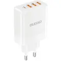 Dudao USB-oplader 3xUSB-A og 1xUSB-C PD 20W - Hvid