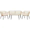 Venture Home - Ortigia loungesæt - Beige - Loungemøbler - - Homeroom