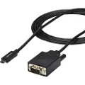 StarTech.com Usb-c To Vga Adapter Ekstern Videoadapter 2m. Usb C Vga (d-sub) Sort
