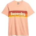 Superdry Terrain Logo Stripe Relxed T-shirt Med Korte ærmer