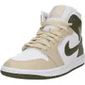 Jordan Air Jordan 1 Mid-sko til kvinder - hvid