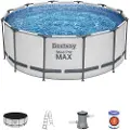 Bestway Steel Pro Max 366x122 Cm Stål Rundt Overjordisk Bassin