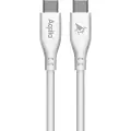 Aqiila Cablebird CS11 kabel USB C til C 60W silikone 1m hvid 406006 Modsvarer: N/A