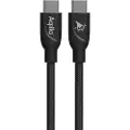 Aqiila Cablebird CB11 kabel USB C til C 240W flettet 1m sort 406011 Modsvarer: N/A