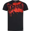 TAPOUT Splashed T-shirt Med Korte ærmer