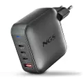 NGS Vægoplader Med 1 Usb-a-og 3 Usb-c-porte 165w