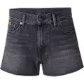 G-Star G-Startil kvinder. D24376-D933-H114 Kort True Denim sort (30), Casual, Økologisk bomuld, Bæredygtig