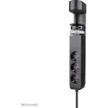 NeoMounts Ds22-840bl6 Stikdåse 1,4 M 3 Ac Stikkontakt(er) Indendørs Sort