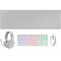 Mars Gaming Mcp-rgb3w Spilsæt Mus Tastatur Headset Musemåtte