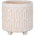 House Nordic - Blomsterkrukke Ceramic - Hvid - Urtepotteskjulere & vaser - - Homeroom