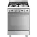 Smeg Sx61gm 60 Cm Gaskomfur Med Ovn 4 Blus