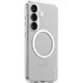 PanzerGlass Flagship Case Transparent Urban Combat w. White QI Compatible Samsung Galaxy S25