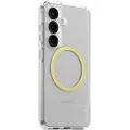 PanzerGlass Flagship Case Transparent Urban Combat w. Chardonnay QI Compatible Samsung Galaxy S25