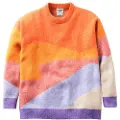 Passenger Scenic Recycled Knitted Jumper Pullover orange
