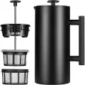 Espro Fransk presse kaffemaskine PRESS P6 950 ml, sort, rustfrit stål, Espro