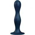 Satisfyer Double Ball-R - vægtet dildo (blå)