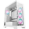 DeepCool CG580 4F - Kabinet - Miditower - Hvid