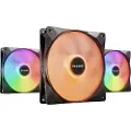 be quiet! LIGHT WINGS LX 140mm high-speed (3-pack) - Kabinet køler - 140mm - Sort med RGB LED lys - 23 dBA