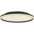 QAZQA Design loftslampe sort med hvid inkl. LED 3-trins dæmpbar - Xavi