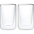 Blomus - Cappuccinoglas Nero 250 ml 2 pak - Transparent - Kopper & krus - - Homeroom