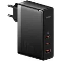 Baseus GaN5 PRO USB-oplader 140W med 2xUSB-C og 1xUSB