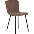 House Nordic - Spisebordsstol Halden 2-pak - Brun - Stole - - Homeroom