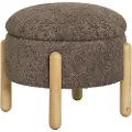 House Nordic - Puf Medas - Brun - Fodskamler & puffer - - Homeroom