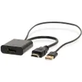 Nedis Guld Hdmi Han Til Displayport Han/usb-a Han Lige Pvc-belagt Adapter