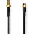 Nedis Guld Csgl02400bk100 Antennekabel Sma Han Til Sma Hun Belagt 50 Ohm Dobbelt Afskærmet Pvc 10 M