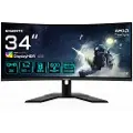 Gigabyte 34" G34WQCP - 3440x1440 (WQHD) - 180Hz - VA - Curved - 2x 2W Speakers