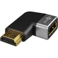 Goobay Vinklet HDMI-adapter 270° til 8K 60Hz guldbelagt