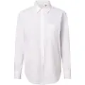 Gant Ganttil kvinder. 4300212 Hvid poplinskjorte i relaxed fit (44), Casual, Bomuld, Lange ærmer