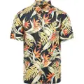 Superdry Superdrytil mænd. M4010947A Navy skjorte med hawaii-print (M), Casual, Modal, Korte ærmer, Blå