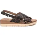 Xti Xtitil kvinder. 14459802-TAUPE Sandaler 144598 taupe (37), 1-3 cm, Spænder, Casual, Dyreprint, Gråt