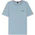 Hugo Boss BOSStil mænd. 50515312 Mix&Match T-shirt blå (XXL), Afslappet, Bomuld, Korte ærmer