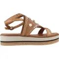 Alpe Alpetil kvinder. 549514 Brune Kenia-sandaler i læder (37), 3-5 cm, Spænder, Casual