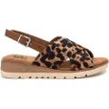 Xti Xtitil kvinder. 14459801-CAMEL Sandaler 144598 brun (36), 1-3 cm, Spænder, Casual, Dyreprint