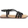 Carmela Carmelatil kvinder. 16238801-NEGRO Sandaler i læder 162388 sort (37), Fast, Spænder, Casual