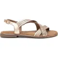 Carmela Carmelatil kvinder. 16238701-ORO Sandaler i læder 162387 gylden (36), Guldfarvet, Fast, Spænder, Casual