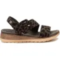 Refresh Refreshtil kvinder. 17314302-KAKI Sandaler i læder 173143 grøn (39), 3-5 cm, Ruskind, Spænder, Casual
