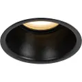 QAZQA Smart indbygningsspot sort IP44 inkl. Wifi GU10 50mm - Dept