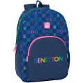 Safta 612550876 Benetton Damero 19.30l 27x33x10 Cm Rygsæk