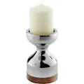 Robert Welch - Lysestage Limbrey højde 16 cm - Sølvfarvet - Lysestager & lanterner - - Homeroom