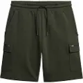 Superdry Superdrytil mænd. M7110470A Cargo Tech grønne shorts (L), Casual, Bomuld