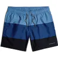 G-Star G-Startil mænd. D26203-C331-H192 Dirik blå badedragt colour block (XXL), Badetøj, Genanvendt polister, Bæredygtig