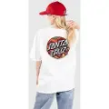 Santa Cruz Big Poppy Infill Dot T-shirt hvid