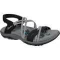 SKECHERS Skecherstil kvinder. 163112 Sandaler Reggae slim grå (40), Fast, Velcro, Casual